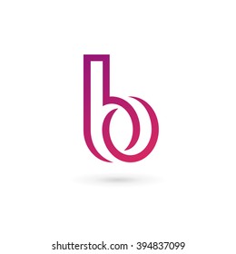 Letter B logo icon design template elements