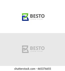Letter B logo icon design template elements - vector sign.