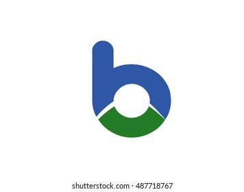 Letter b logo icon design template elements
