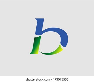 Letter b logo icon design template elements
