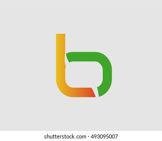 Letter B logo icon design template elements