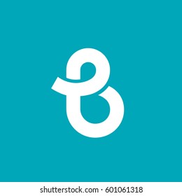 Letter B logo icon design template elements