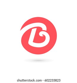 Elementos de plantilla de diseño de icono de logotipo de letra B
