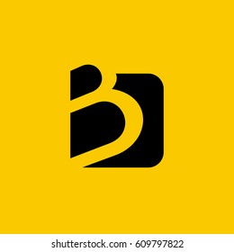 Elementos de la plantilla de diseño de iconos del logotipo de la letra B