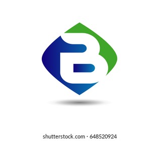 Letter B logo icon design template elements
