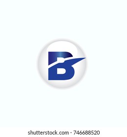 Letter B logo icon design template elements