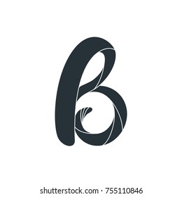 Letter B Logo Icon Design Template Elements Vector Illustration