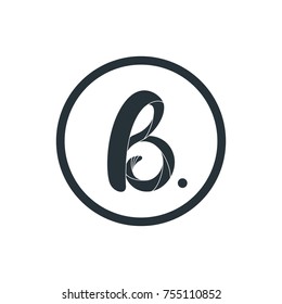 Letter B Logo Icon Design Template Elements Vector Illustration