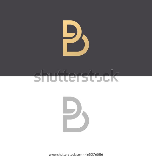 Letter B Logo Icon Design Template Stock Vector (Royalty Free) 465376586