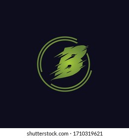 Icono del logotipo de la letra B y plantilla de diseño vectorial.