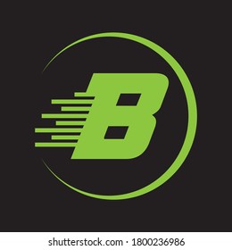 Letter B logo icon flat and vector design template