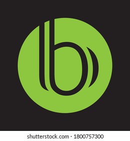 Letter B logo icon flat and vector design template
