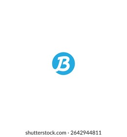Letter B logo icon flat vector design