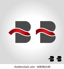 letter b logo, icon and symbol vector illustration