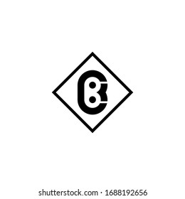 letter B logo icon template