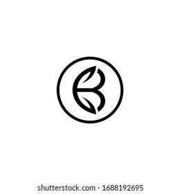 letter B logo icon template
