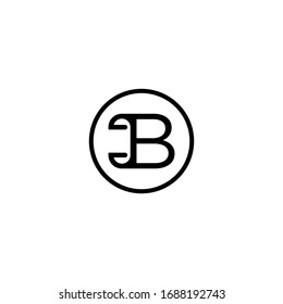 letter B logo icon template