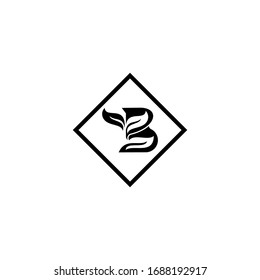letter B logo icon template