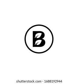 plantilla de icono de logotipo de letra B