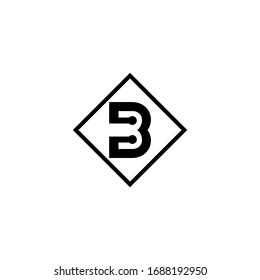 letter B logo icon template