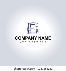 Buchstabe B Logo Symbol, Logo-Design Typografie. Design-Vorlage für Firmenlogo des Briefes B. Corporate Logo-Design.
