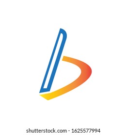 Letter B logo icon vector design