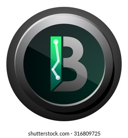 Letter B logo icon vector design