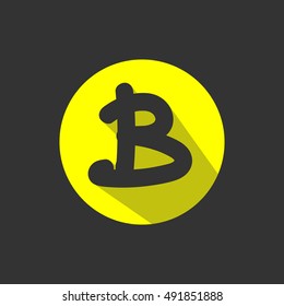 Letter B logo icon - vector illustration design