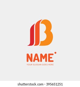 Letter B. Logo, illustration, design template. Company, shop, symbol concept icon. Element in vector.
