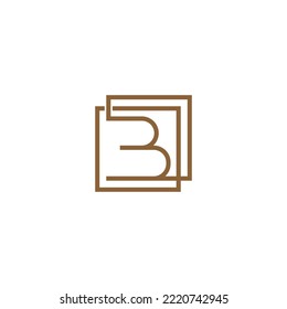 vector de ilustración del logotipo de la letra B