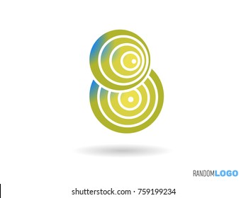 Letter B logo. Initial icon. Multi purpose and easy to edit