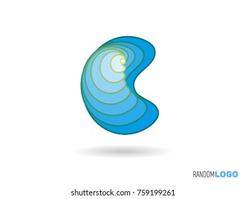 Letter B logo. Initial icon. Multi purpose and easy to edit