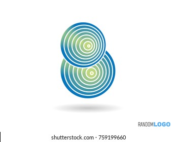 Letter B logo. Initial icon. Multi purpose and easy to edit