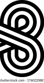 El logotipo de la letra B está inspirado en la cinta de