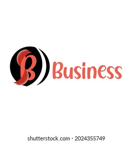 The Letter B Logo Isolated in White Background. The Letter B Logo Can Be Used For Products Or Companies With The Name BUSINESS Or Anything That Starts With The Letter B