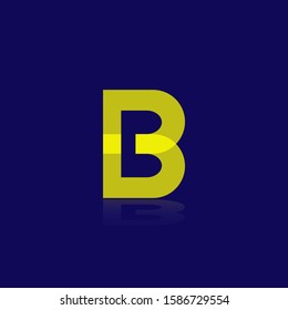 letter b logo, modern abstract, with red texture. white background. a unique brand, simple for companies and design needs. modern template. illustration vector

