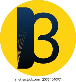 B Logo modernes Design.