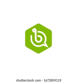 Logotipo de la letra b. icono del Vector moderno