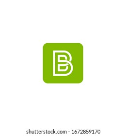 Letter b Logo. modern Vector icon