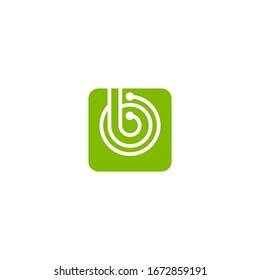 Letter b Logo. modern Vector icon