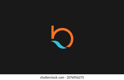 LETTER B LOGO WITH NEGATIVE SPACE EFFECT FOR LOGO DESIGN AND ILLUSTRATION USE
