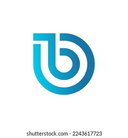 letter b logo simple clean and elegance