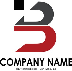 letter B logo. slice logo design concept template Vector 