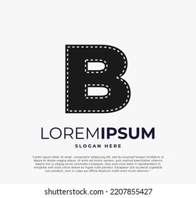 Letter B Logo Strip Film Vector Stock Vector (Royalty Free) 2207855427 ...