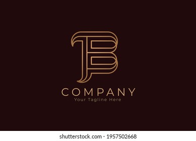 Letter B Logo, stylish and elegant monogram B logo, perfect for business, Brand and company logos,  vector illustration