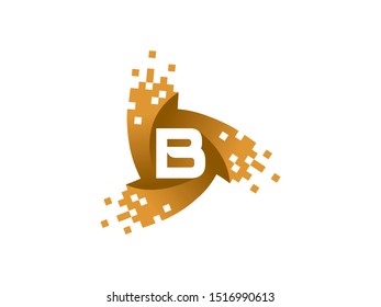 Letter B logo or symbol template design