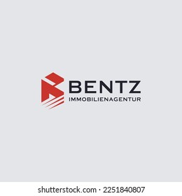 Diseño de logotipo o plantilla de símbolos de la letra B
