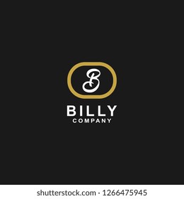 letter b logo template