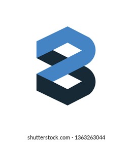 Letter B logo template