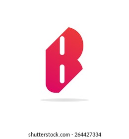 Letter B logo template